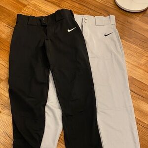 Nike Black and Grey baseball pants